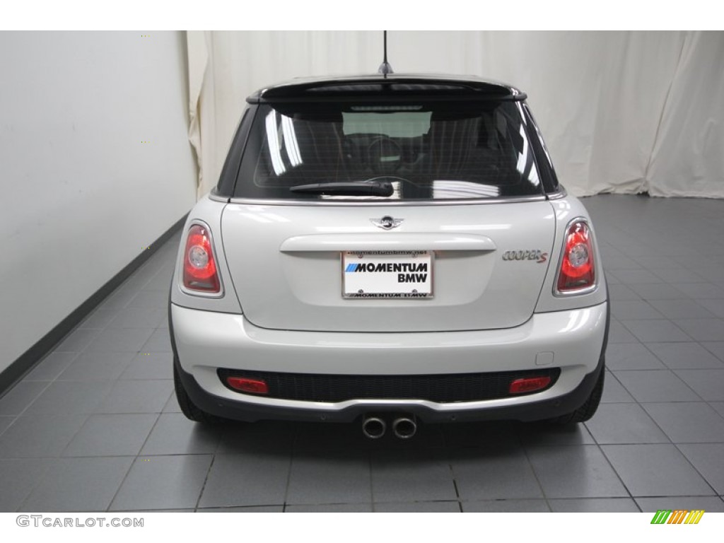 2010 Cooper S Camden 50th Anniversary Hardtop - White Silver Metallic / Punch Carbon Black Leather photo #12