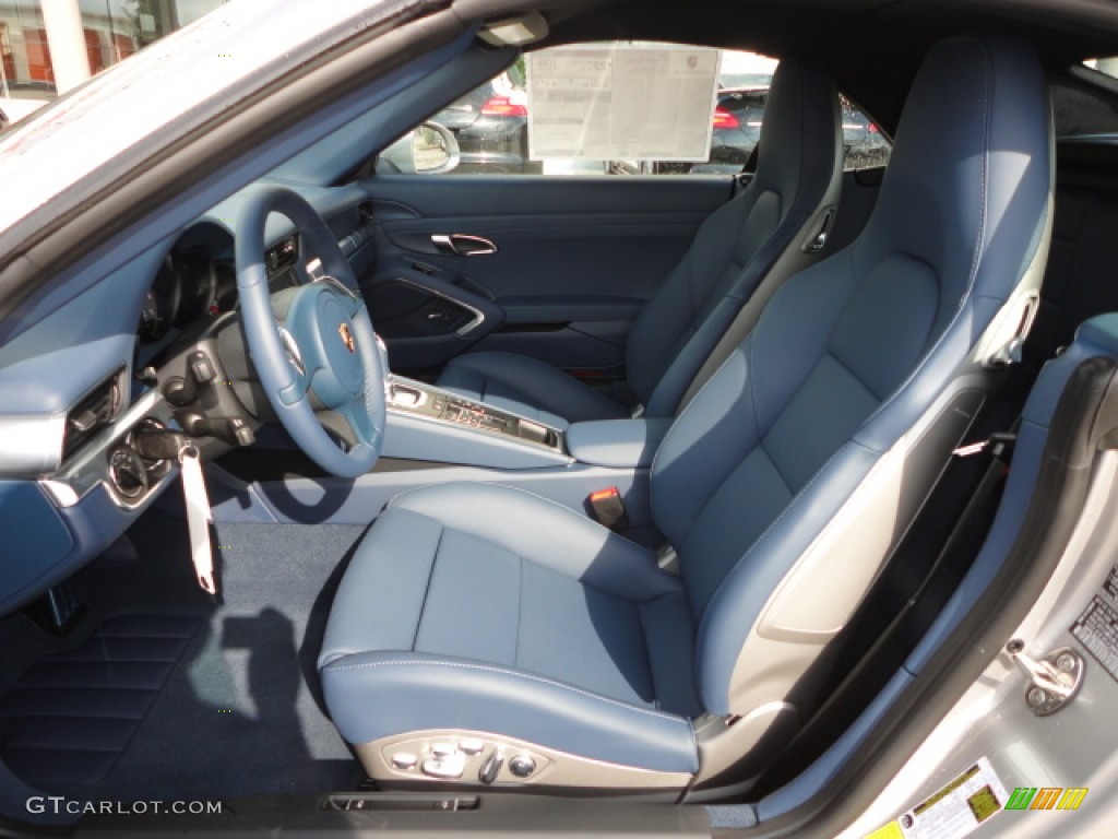 Yachting Blue Interior 2013 Porsche 911 Carrera S Cabriolet Photo #74426953