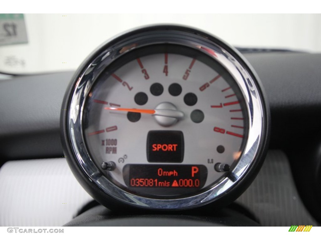 2010 Cooper S Camden 50th Anniversary Hardtop - White Silver Metallic / Punch Carbon Black Leather photo #27