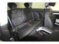 2010 Mini Cooper Punch Carbon Black Leather Interior Rear Seat Photo