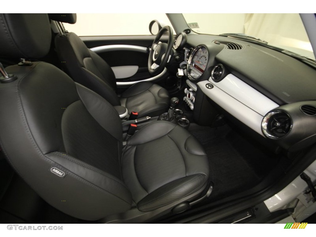 2010 Cooper S Camden 50th Anniversary Hardtop - White Silver Metallic / Punch Carbon Black Leather photo #32