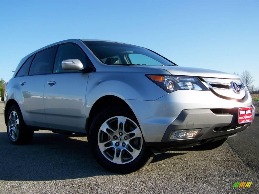 2007 MDX  - Billet Silver Metallic / Ebony photo #8