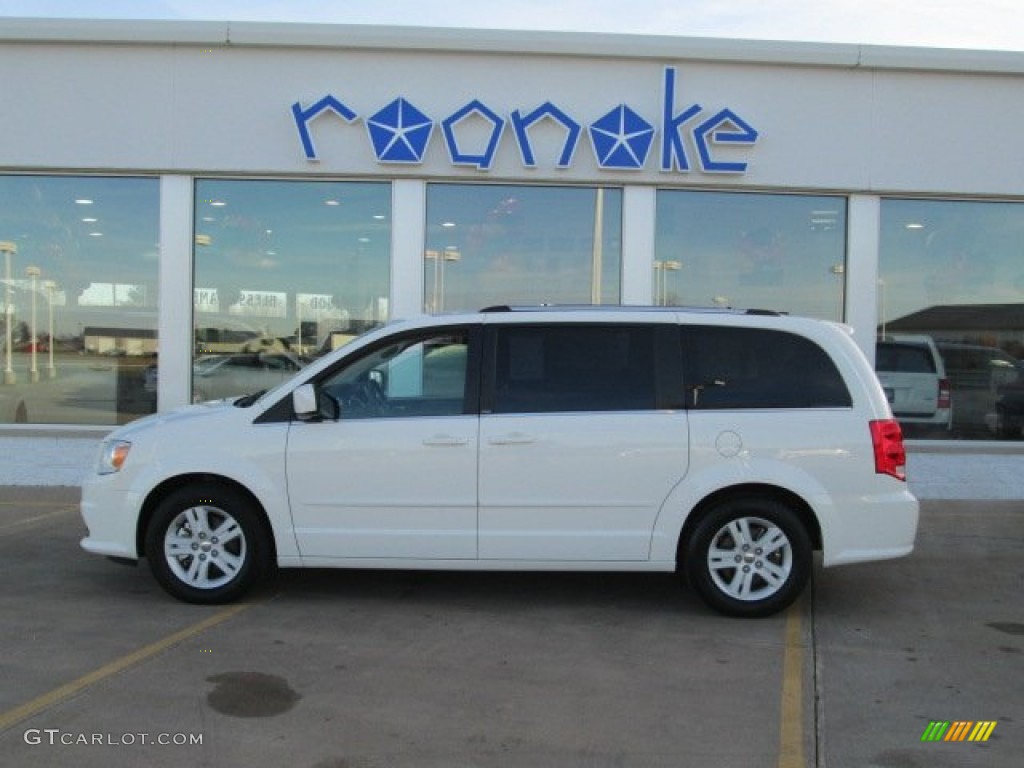 2012 Grand Caravan Crew - Stone White / Black/Light Graystone photo #7