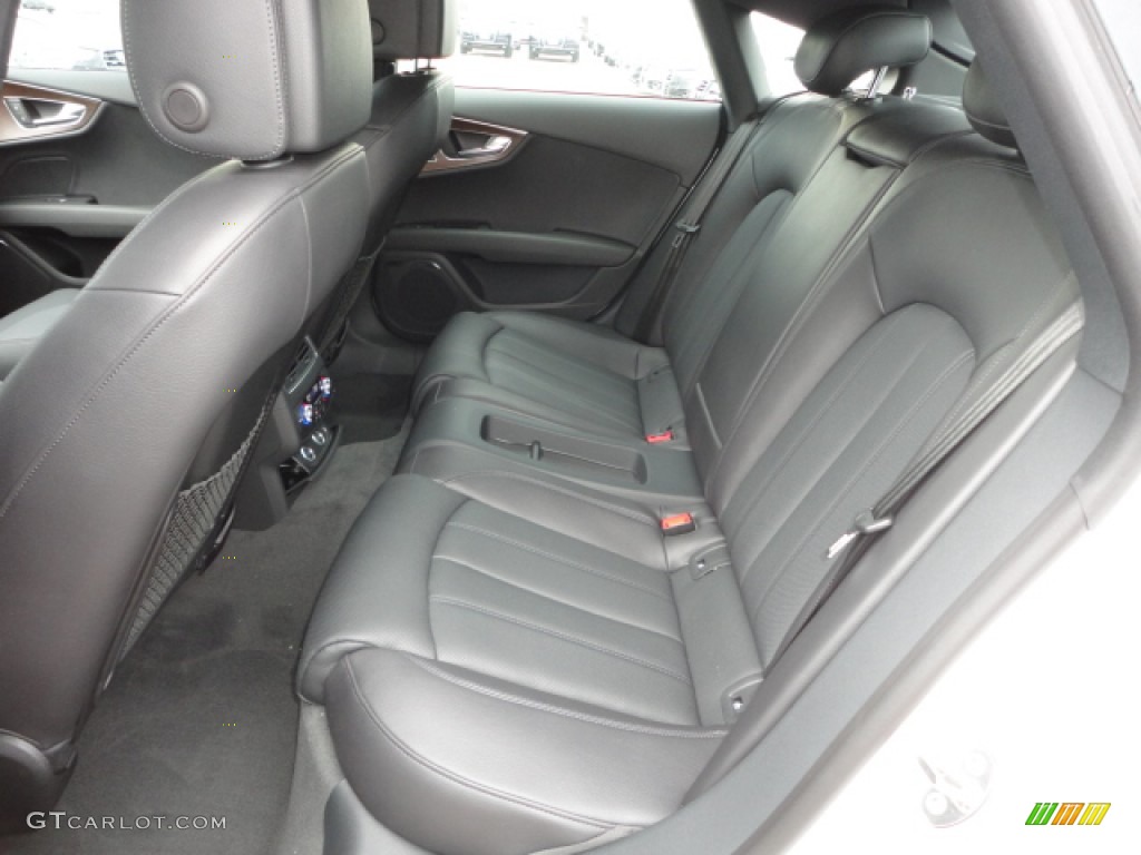 Black Interior 2013 Audi A7 3.0T quattro Prestige Photo #74427364