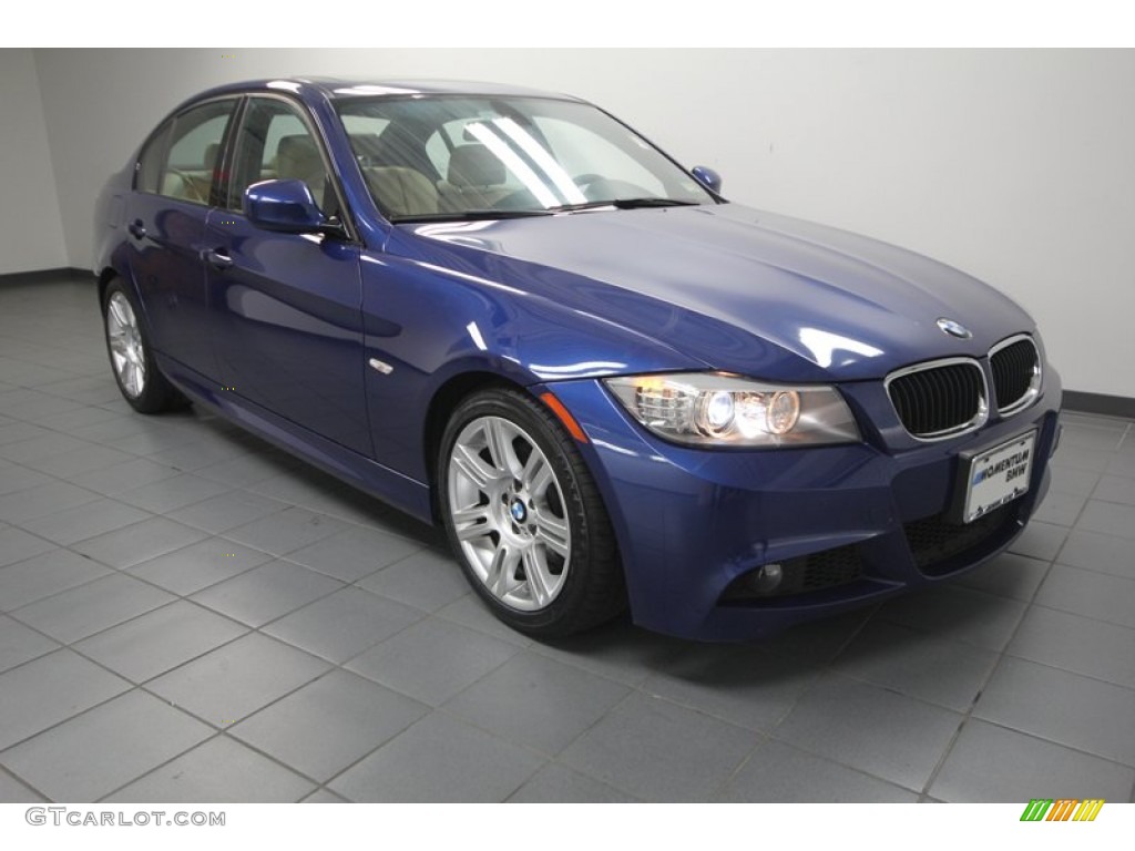 2010 3 Series 328i Sedan - Montego Blue Metallic / Beige photo #1