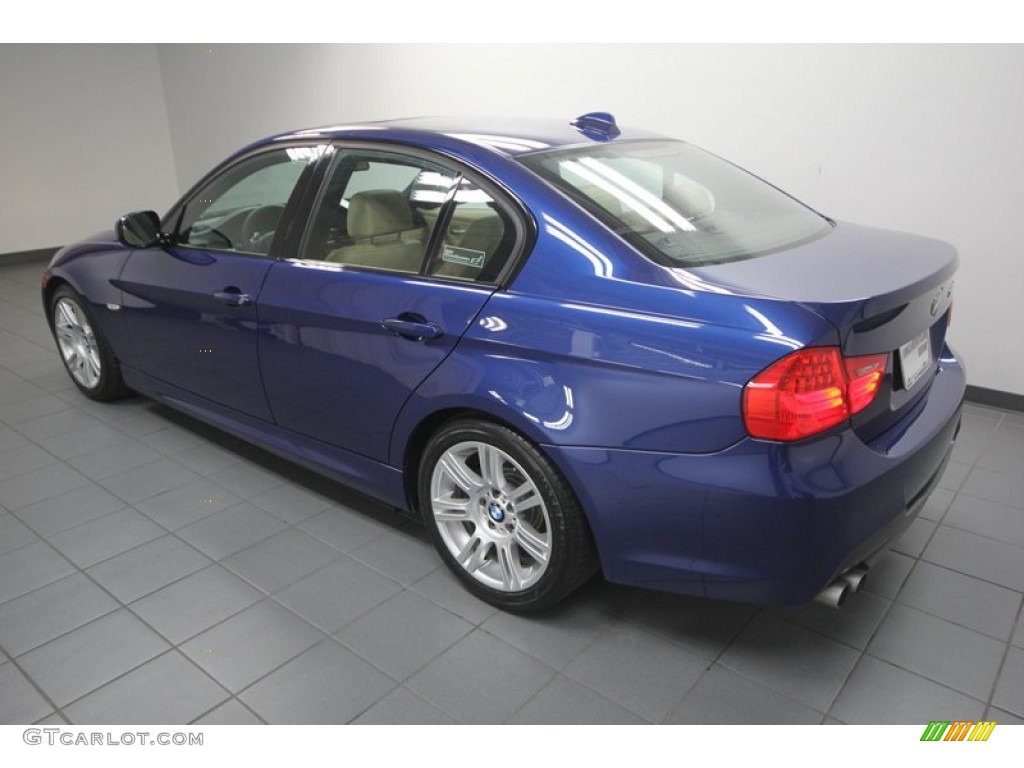 2010 3 Series 328i Sedan - Montego Blue Metallic / Beige photo #5