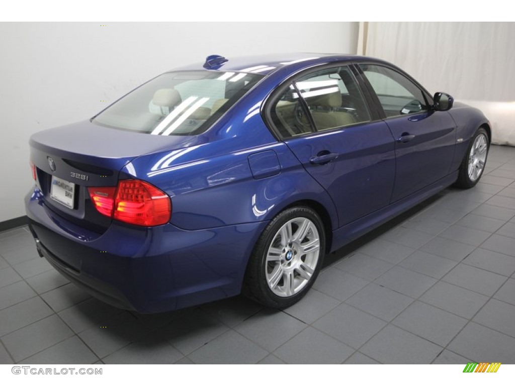 2010 3 Series 328i Sedan - Montego Blue Metallic / Beige photo #10