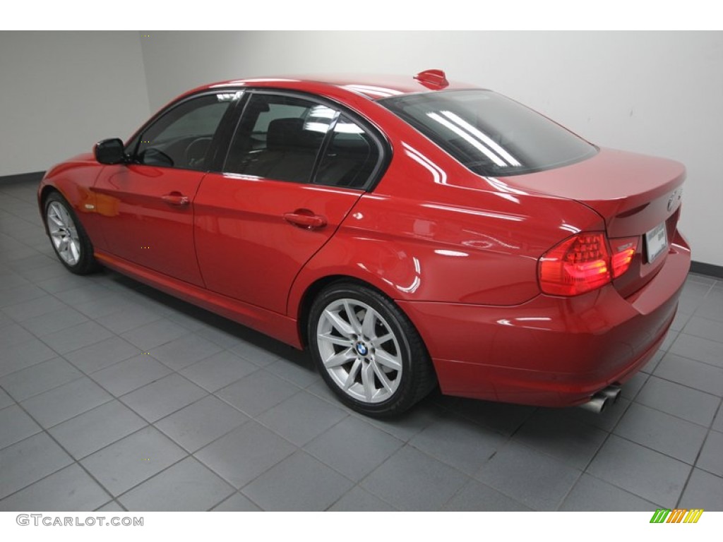 2010 3 Series 328i Sedan - Crimson Red / Black photo #5