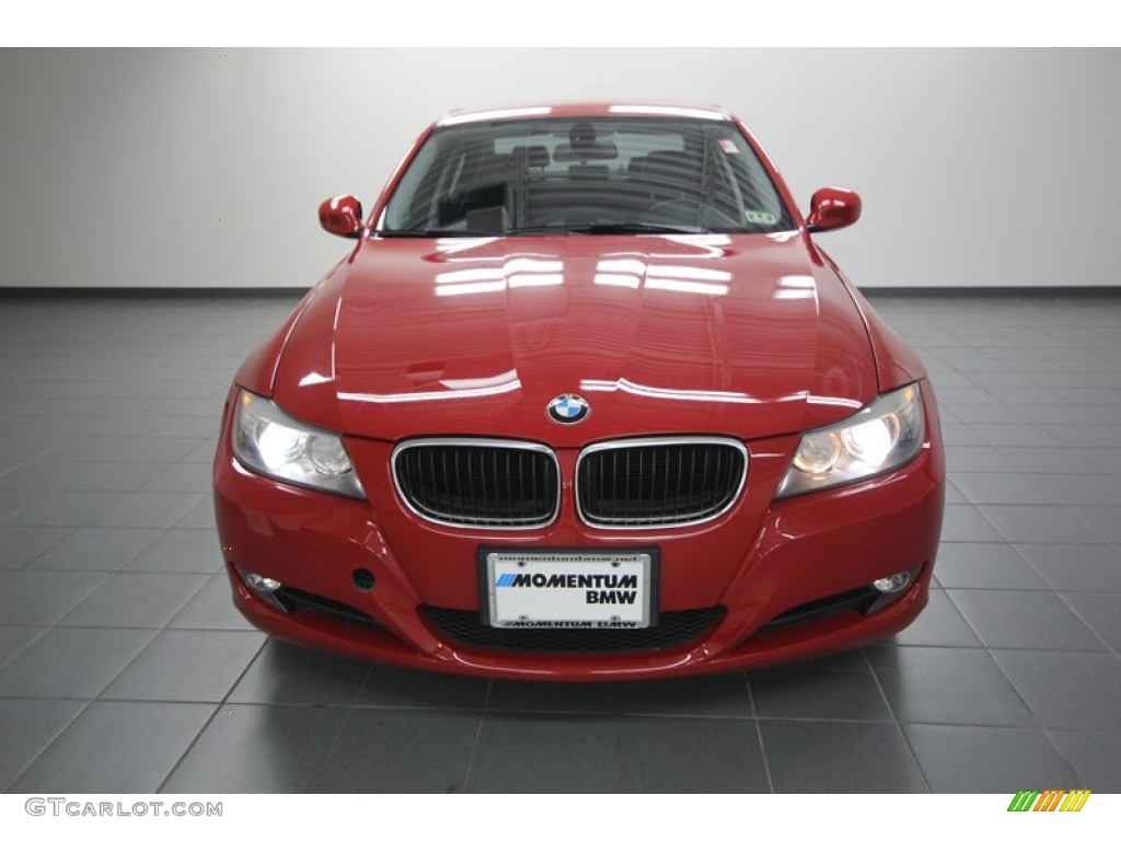 2010 3 Series 328i Sedan - Crimson Red / Black photo #6