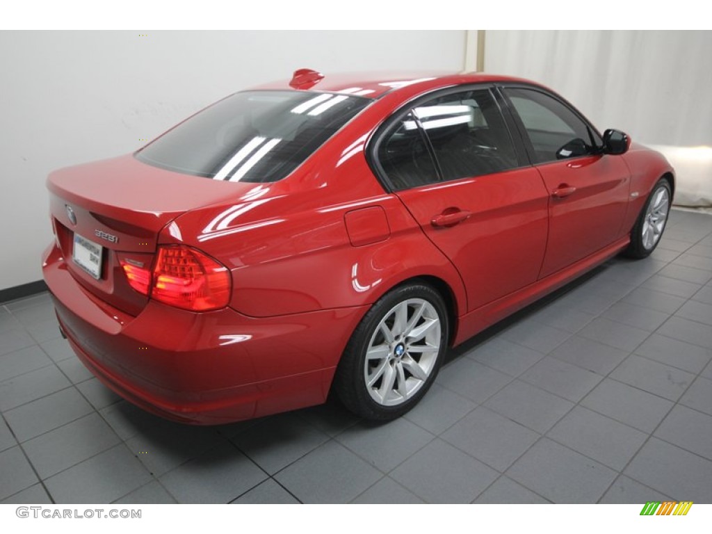 2010 3 Series 328i Sedan - Crimson Red / Black photo #11