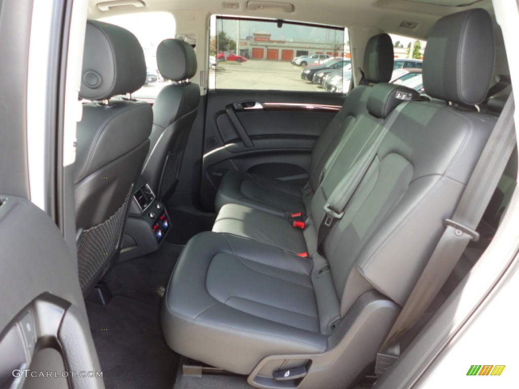Black Interior 2013 Audi Q7 3.0 S Line quattro Photo #74429289