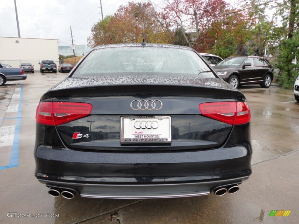 2013 S4 3.0T quattro Sedan - Moonlight Blue Metallic / Black/Magma Red photo #4