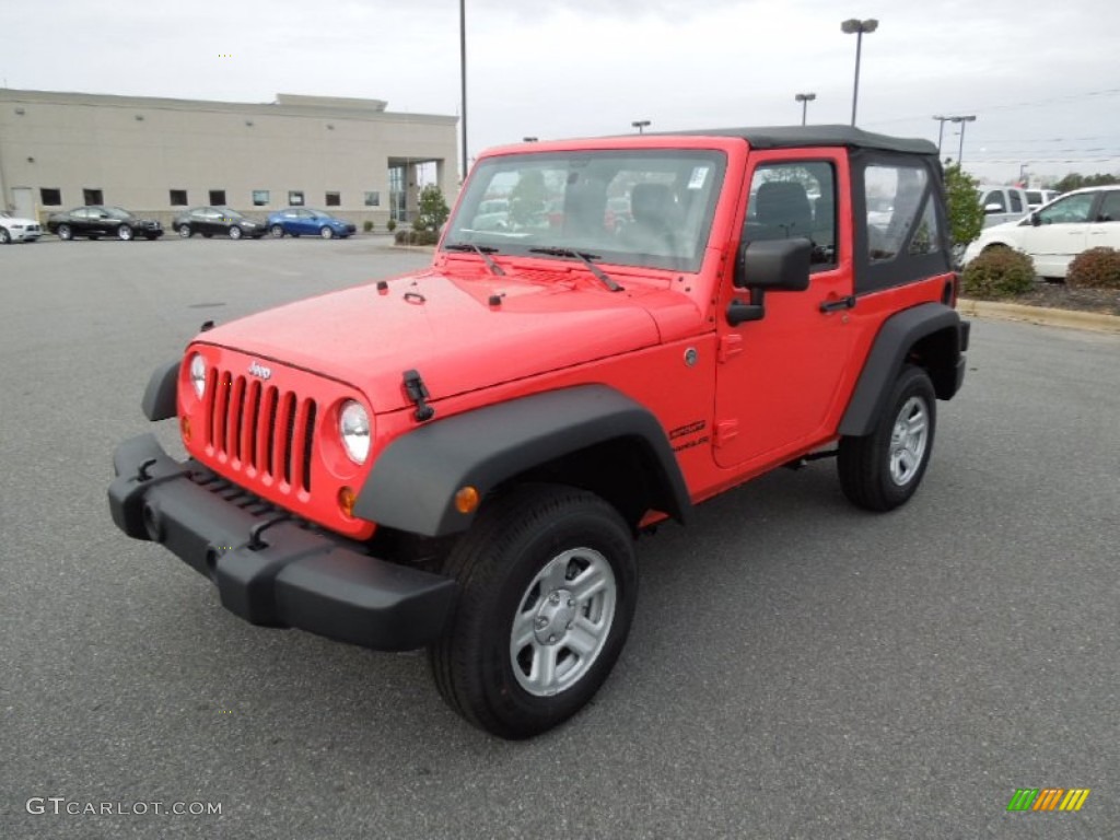 Rock Lobster Red Jeep Wrangler