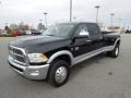 Front 3/4 View of 2012 Ram 3500 HD Laramie Crew Cab 4x4 Dually