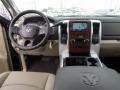 2012 Dodge Ram 3500 HD Light Pebble Beige/Bark Brown Interior Dashboard Photo