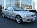 2002 Titanium Silver Metallic BMW 3 Series 330i Convertible  photo #2