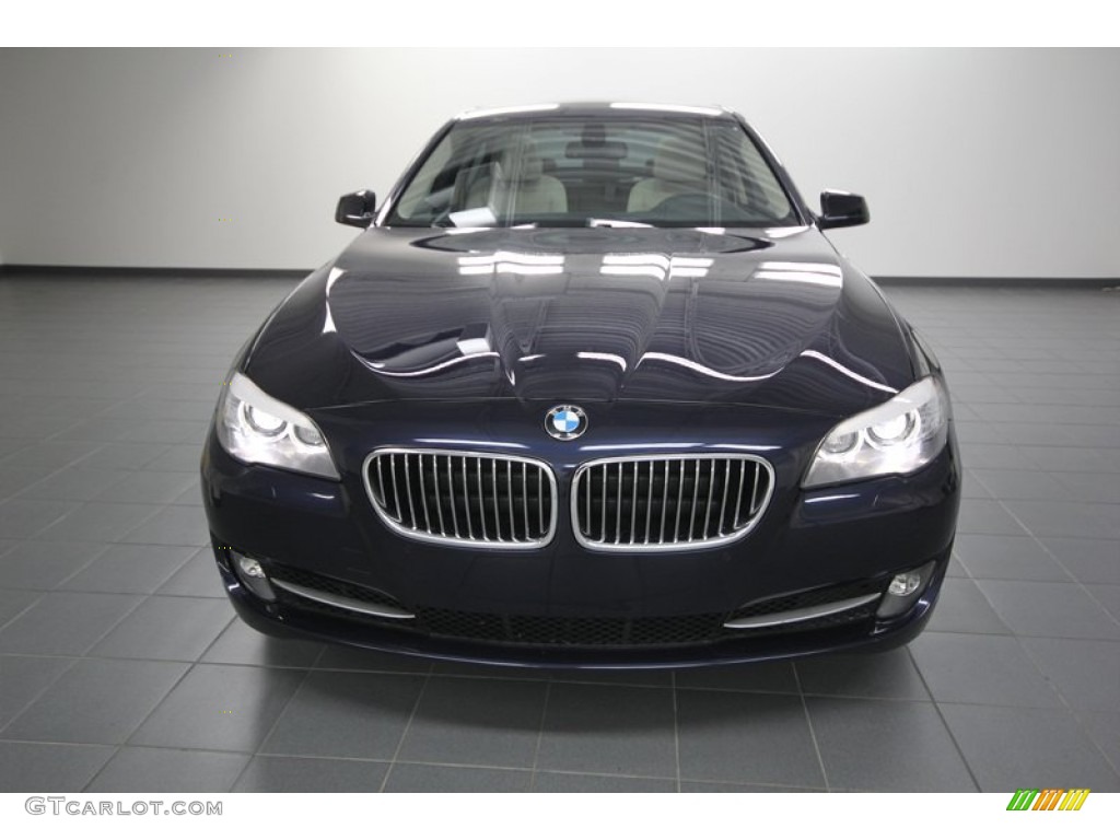 2012 5 Series 528i Sedan - Imperial Blue Metallic / Oyster/Black photo #6