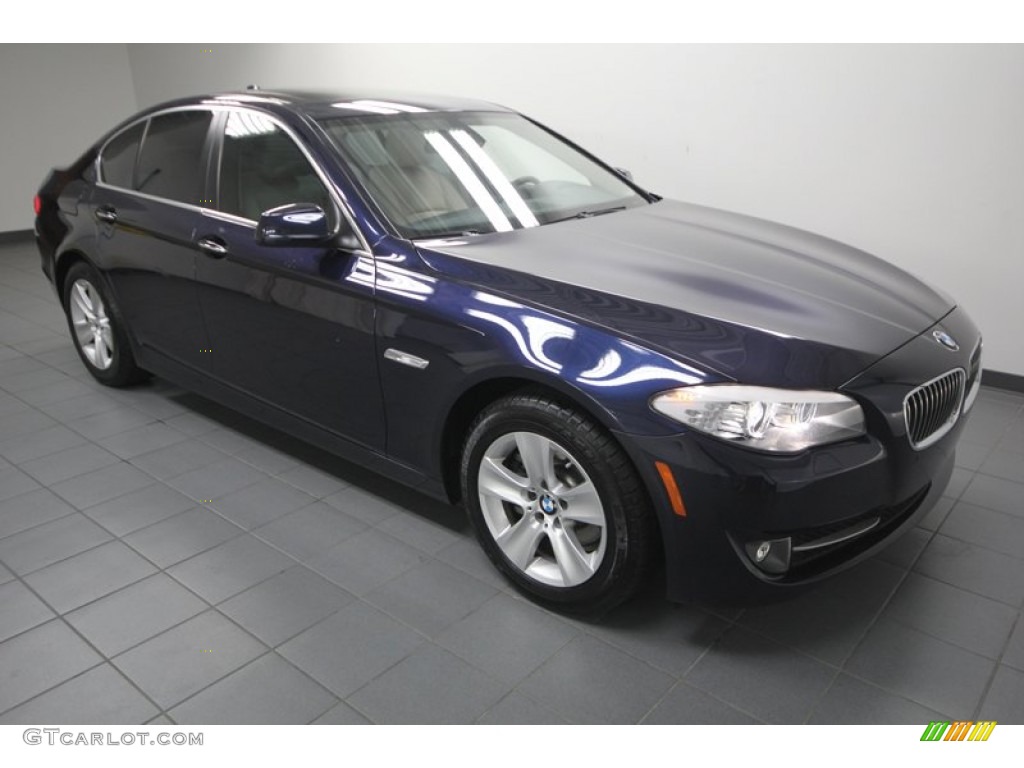 2012 5 Series 528i Sedan - Imperial Blue Metallic / Oyster/Black photo #8