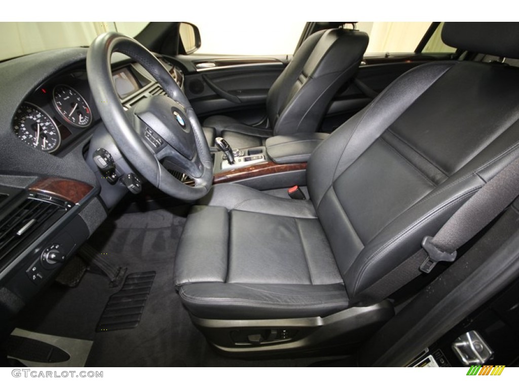 Black Interior 2011 BMW X5 xDrive 35i Photo #74432587