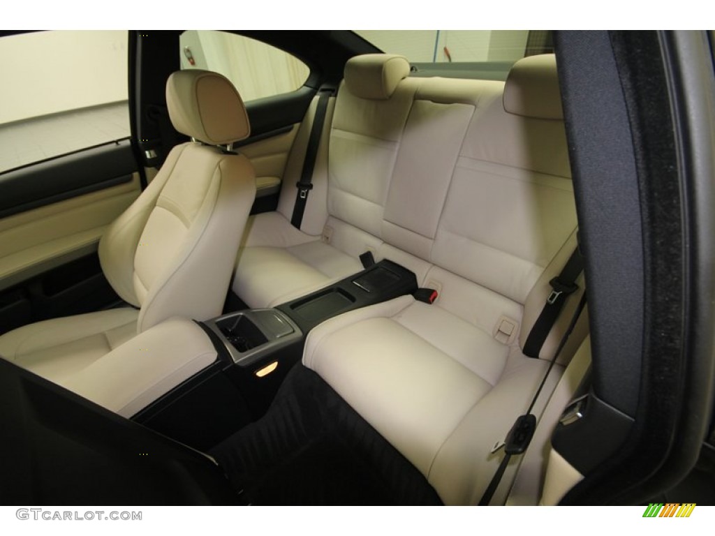 Oyster/Black Dakota Leather Interior 2011 BMW 3 Series 335is Coupe Photo #74432761