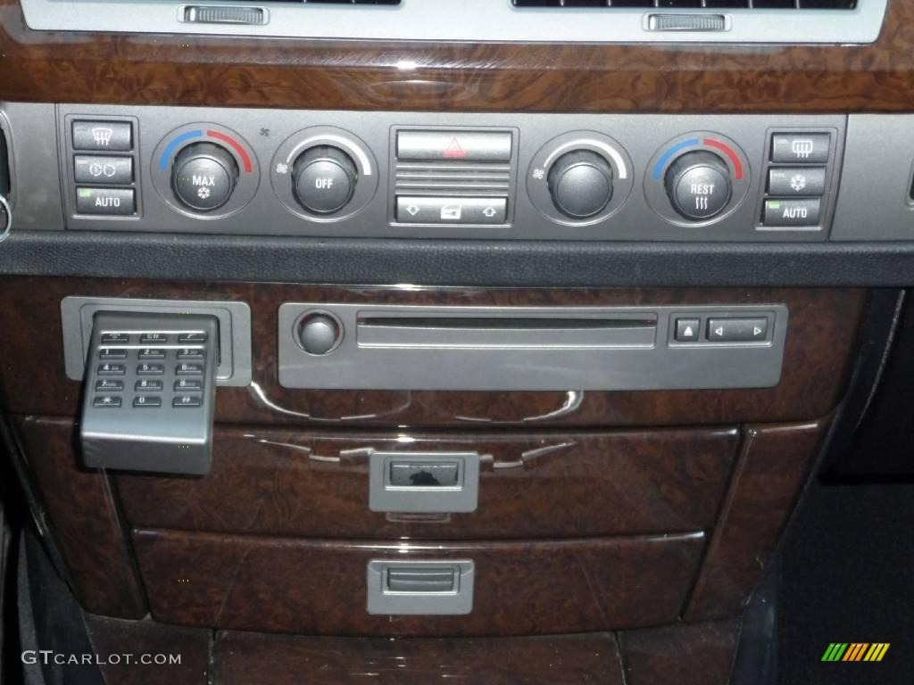 2003 7 Series 745Li Sedan - Titanium Silver Metallic / Black/Black photo #15