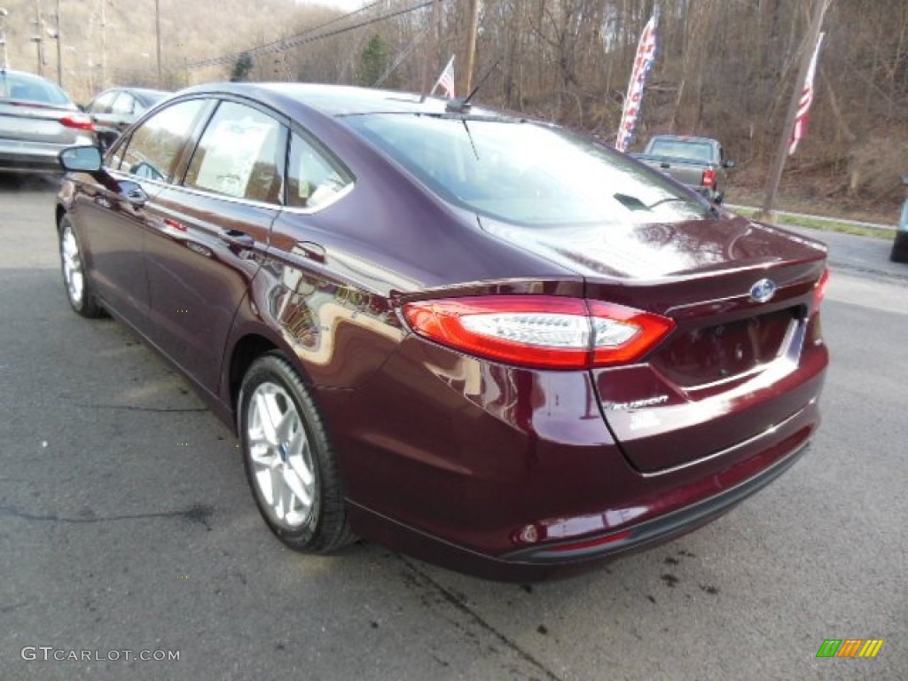 2013 Fusion SE - Bordeaux Reserve Red Metallic / Charcoal Black photo #6