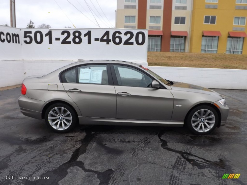 2011 3 Series 328i Sedan - Platinum Bronze Metallic / Beige photo #8