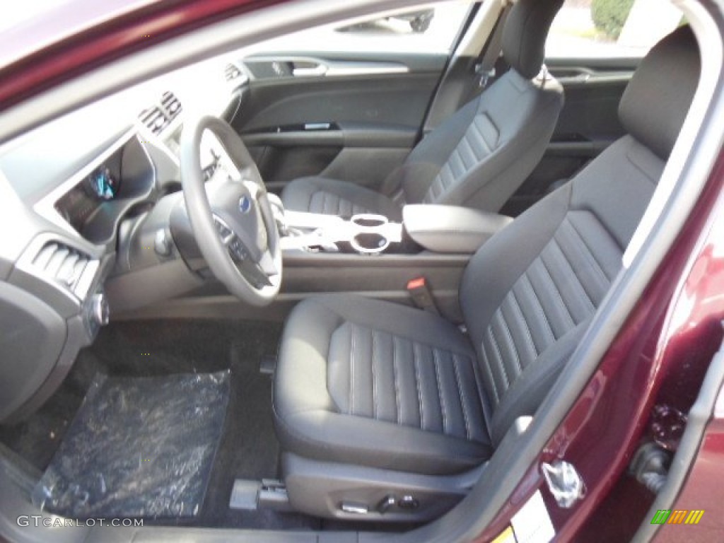 Charcoal Black Interior 2013 Ford Fusion SE Photo #74435984