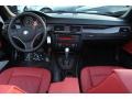 Coral Red/Black Dashboard Photo for 2012 BMW 3 Series #74436269