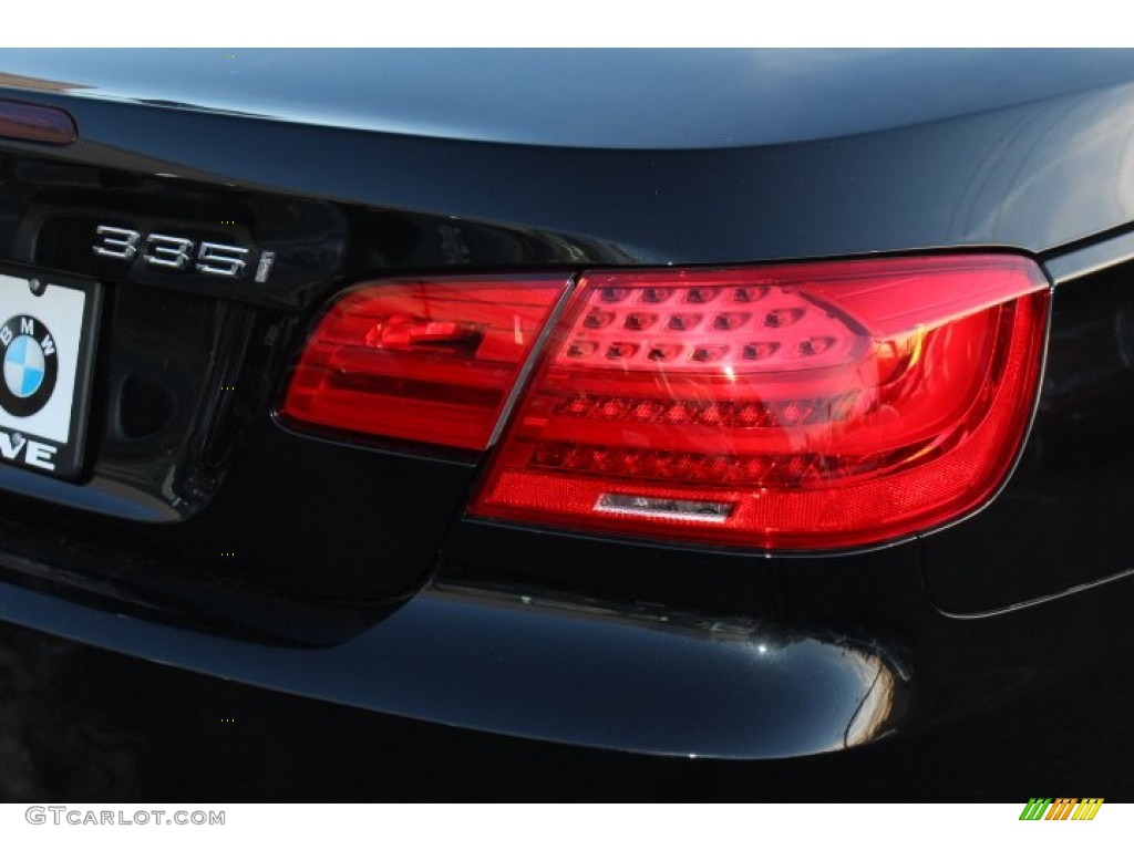 2012 3 Series 335i Convertible - Black Sapphire Metallic / Coral Red/Black photo #19