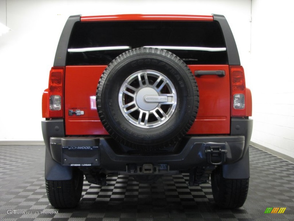 Victory Red 2007 Hummer H3 X Exterior Photo #74437384