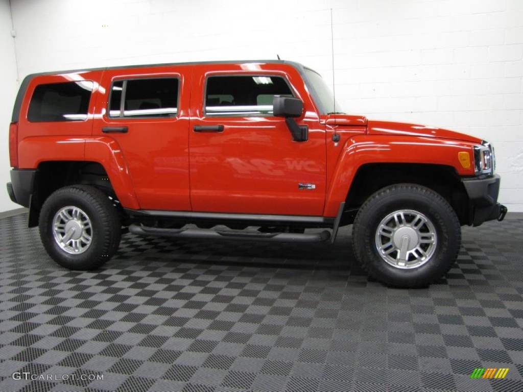 Victory Red 2007 Hummer H3 X Exterior Photo #74437514