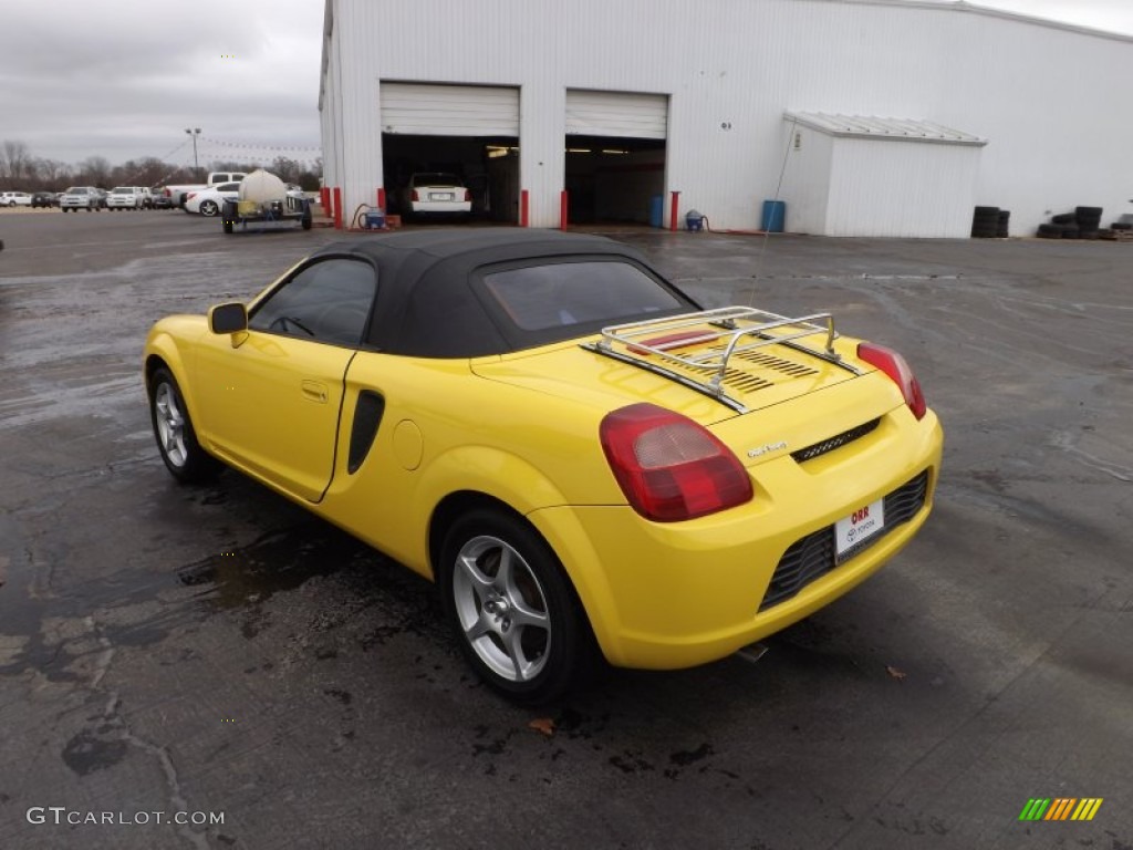 2002 MR2 Spyder Roadster - Solar Yellow / Black photo #5