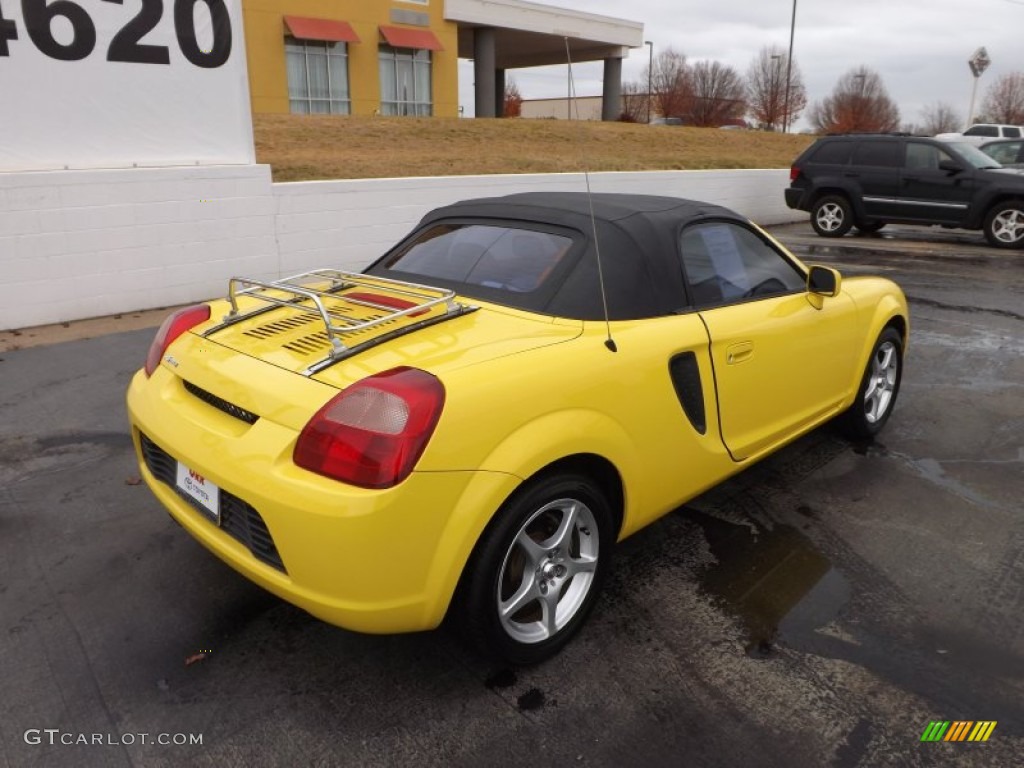 2002 MR2 Spyder Roadster - Solar Yellow / Black photo #7