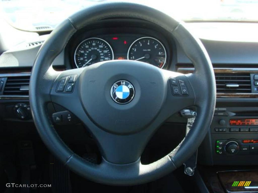 2006 3 Series 330i Sedan - Titanium Silver Metallic / Black photo #13