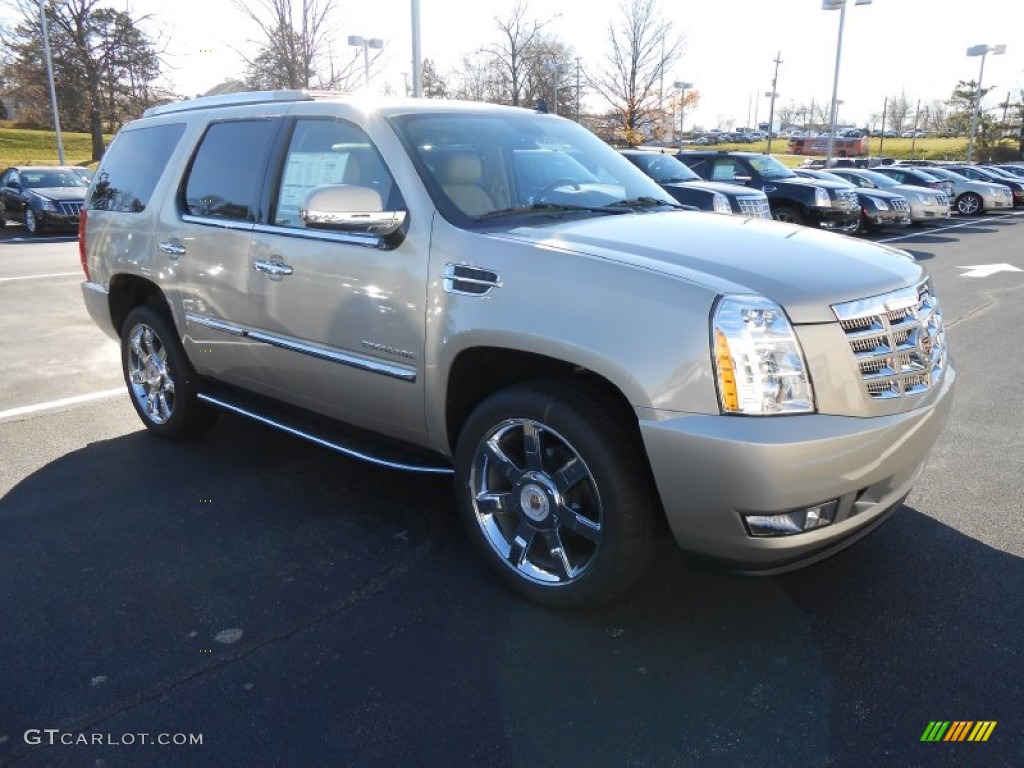 2013 Escalade Luxury AWD - Silver Coast Metallic / Cashmere/Cocoa photo #3