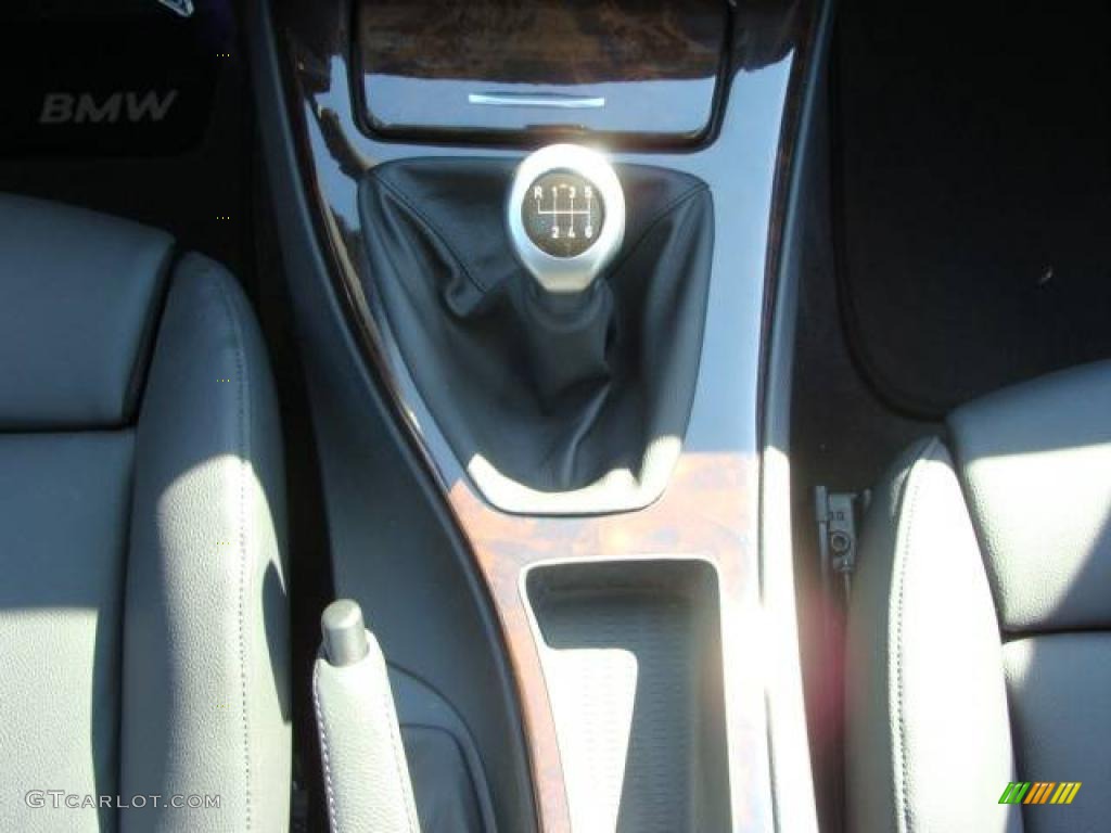 2006 3 Series 330i Sedan - Titanium Silver Metallic / Black photo #16