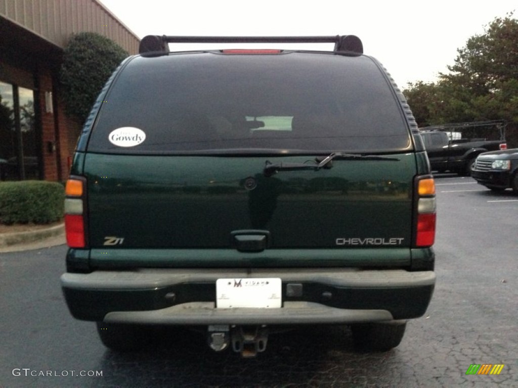 2004 Tahoe Z71 4x4 - Dark Green Metallic / Tan/Neutral photo #12