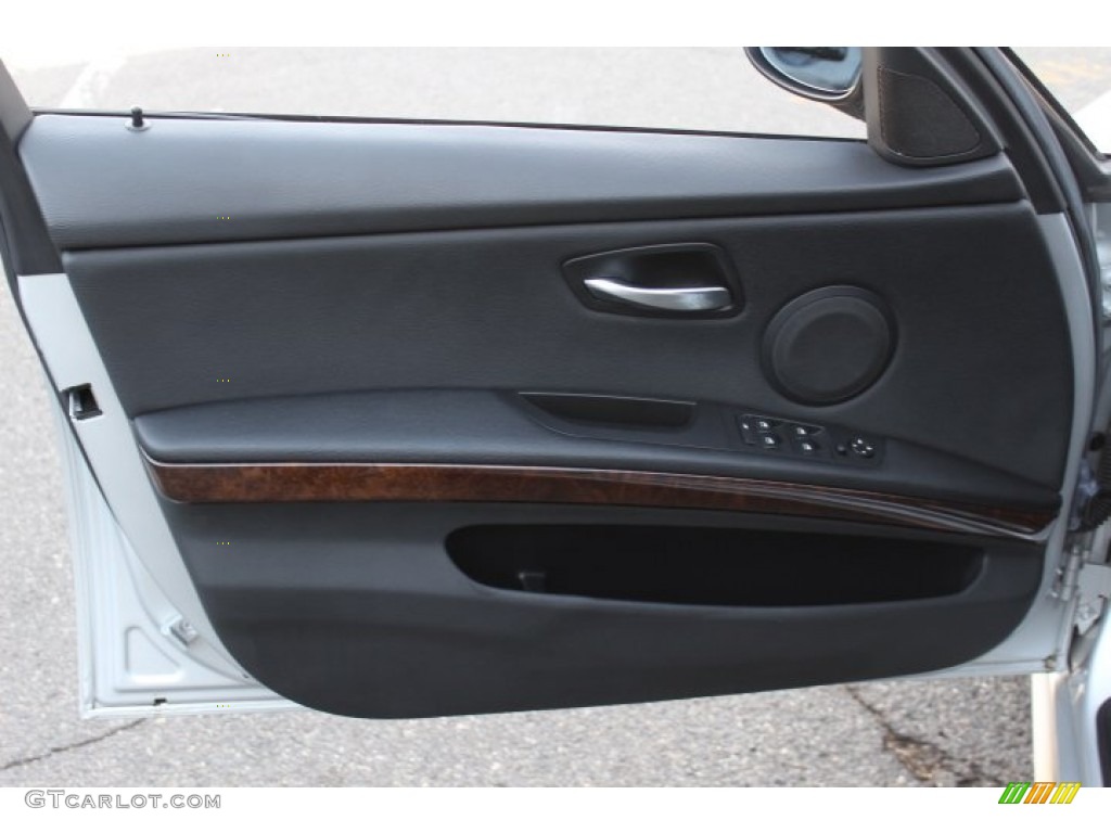 2009 BMW 3 Series 328xi Sedan Black Door Panel Photo #74438192