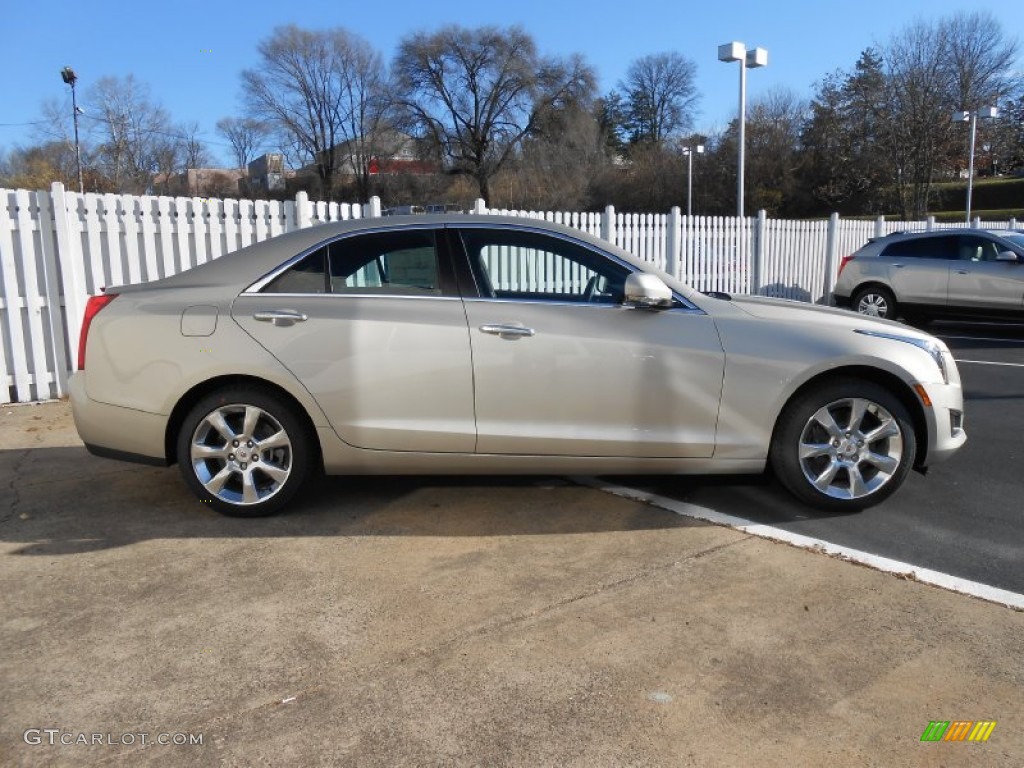 Silver Coast Metallic 2013 Cadillac ATS 2.0L Turbo Luxury AWD Exterior Photo #74438834