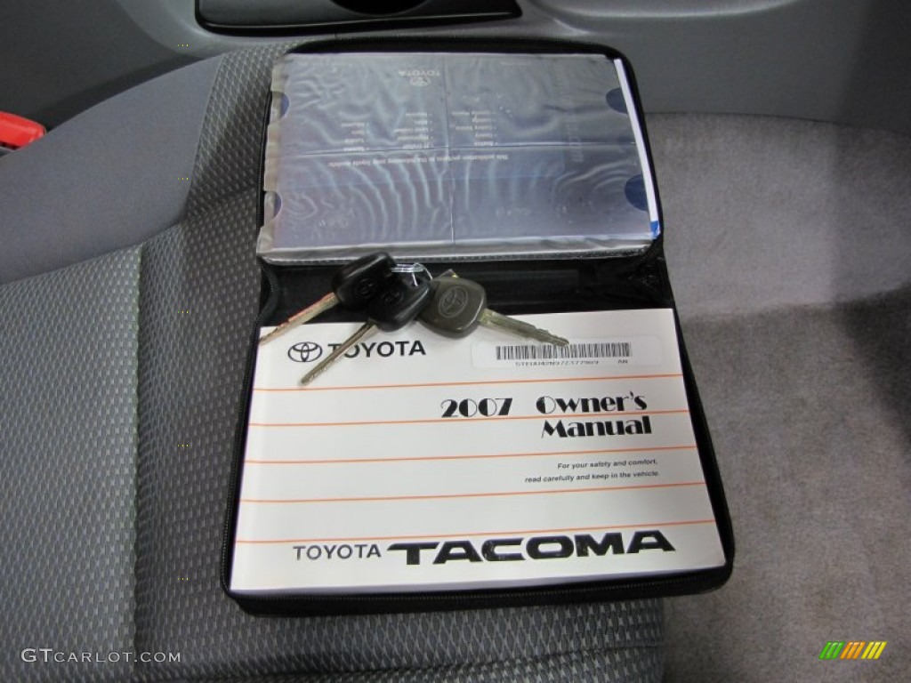 2007 Tacoma V6 Access Cab 4x4 - Impulse Red Pearl / Graphite Gray photo #29