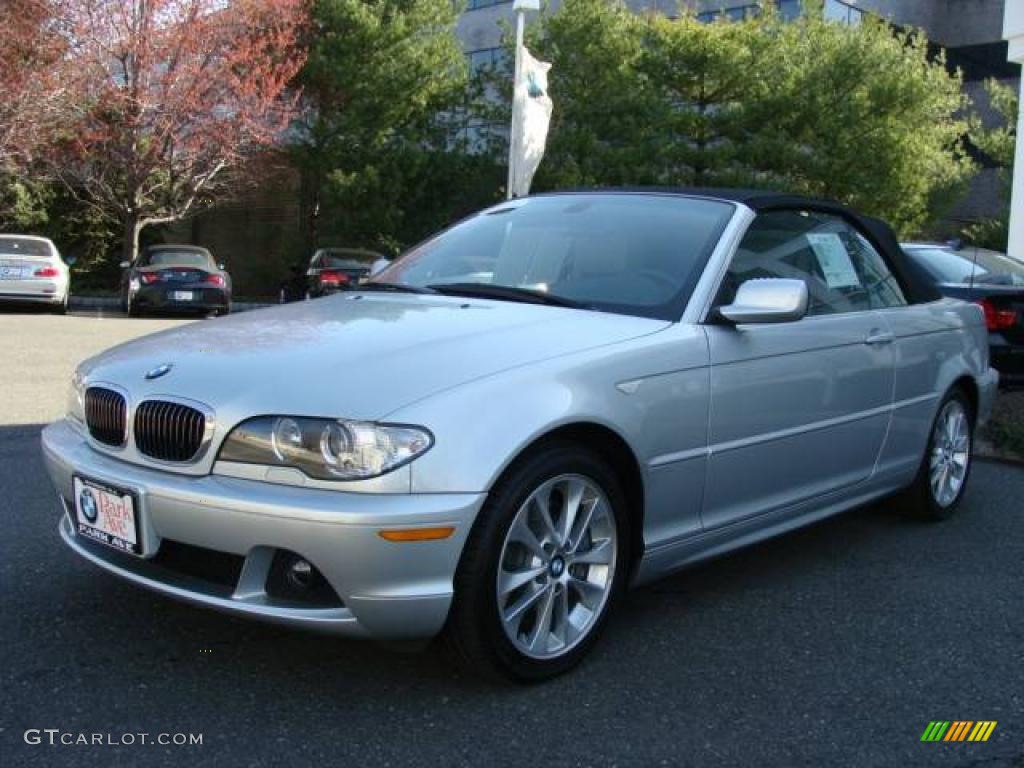 2006 3 Series 330i Convertible - Titanium Silver Metallic / Grey photo #7