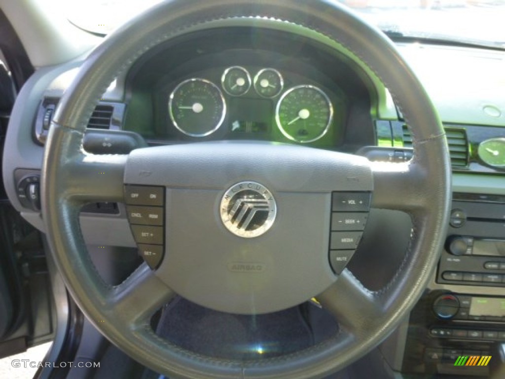 2005 Mercury Montego Premier Shale Steering Wheel Photo #74439645