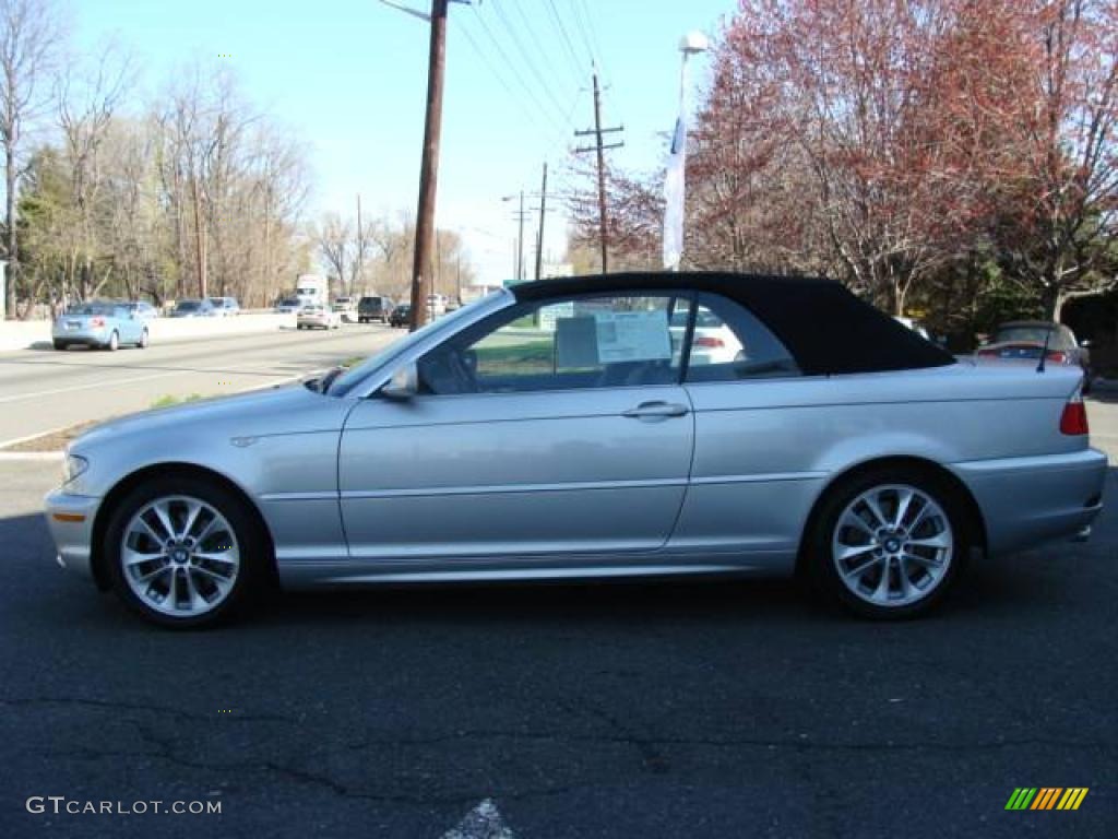 2006 3 Series 330i Convertible - Titanium Silver Metallic / Grey photo #9