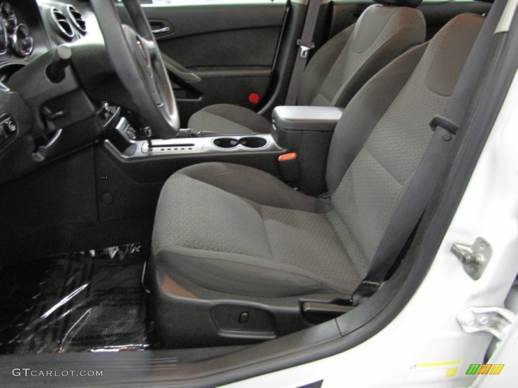 Ebony Interior 2009 Pontiac G6 Sedan Photo #74439791