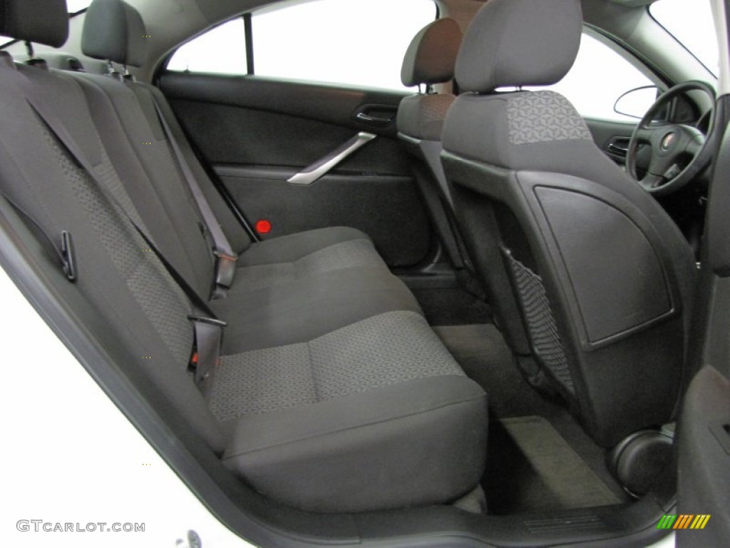 Ebony Interior 2009 Pontiac G6 Sedan Photo #74439834