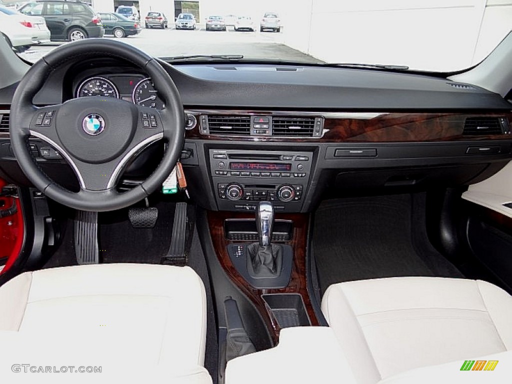 2011 3 Series 335i Coupe - Crimson Red / Oyster/Black Dakota Leather photo #13