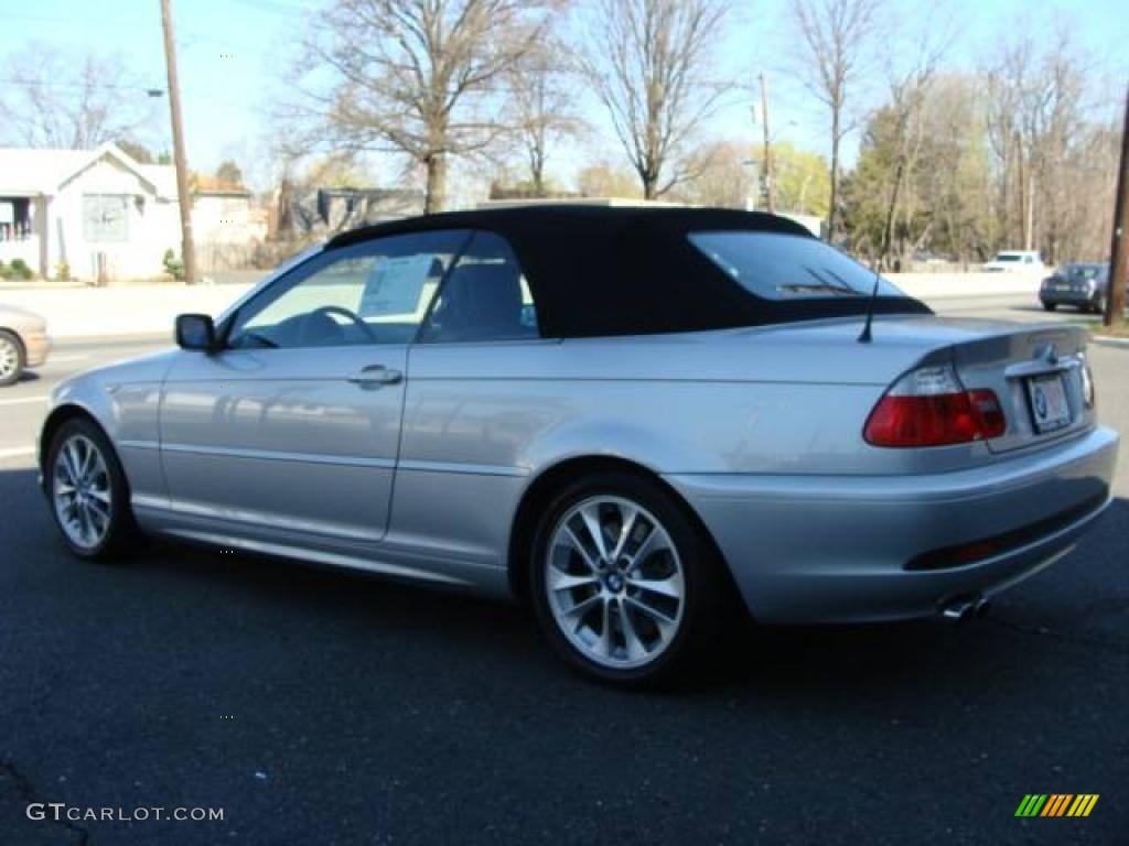 2006 3 Series 330i Convertible - Titanium Silver Metallic / Grey photo #11