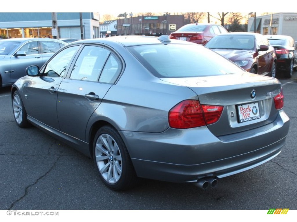 2009 3 Series 328xi Sedan - Space Grey Metallic / Black photo #7