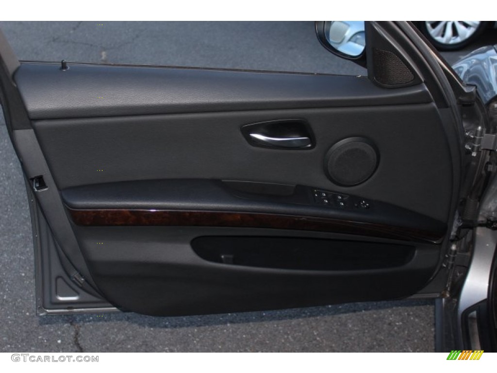 2009 3 Series 328xi Sedan - Space Grey Metallic / Black photo #9